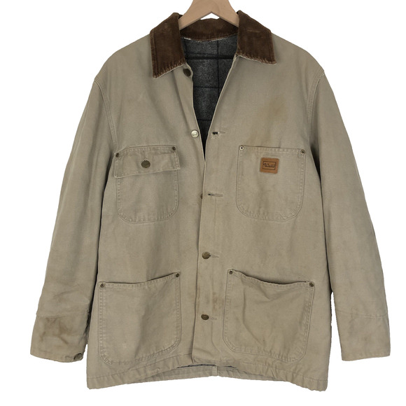 VTG WALLS Blanket Lined Canvas Chore Coat Men's‎ XL 46" Workwear Carhartt Style - Picture 1 of 11